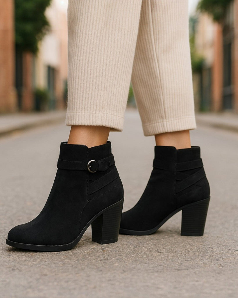 Freda Black Boots - StylePhase SA