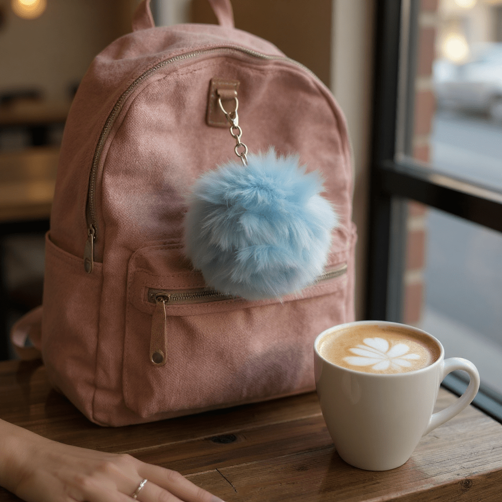 Fur Ball Key Chain - StylePhase SA