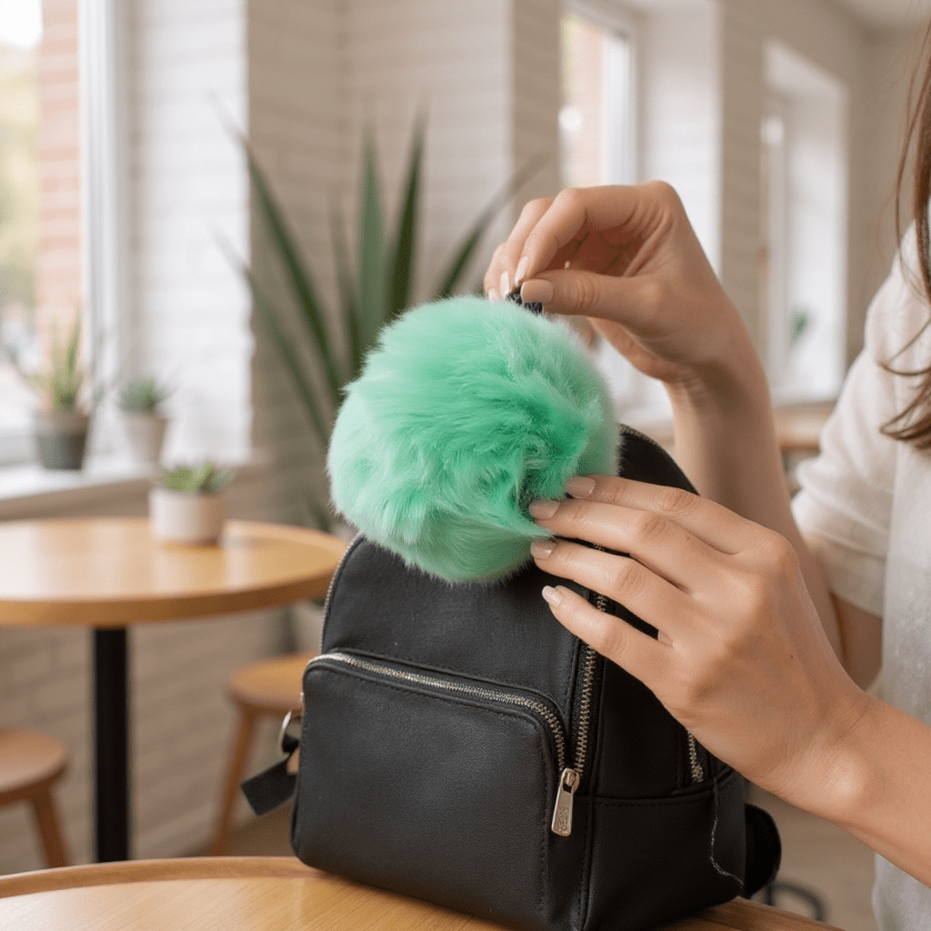 Fur Ball Key Chain - StylePhase SA