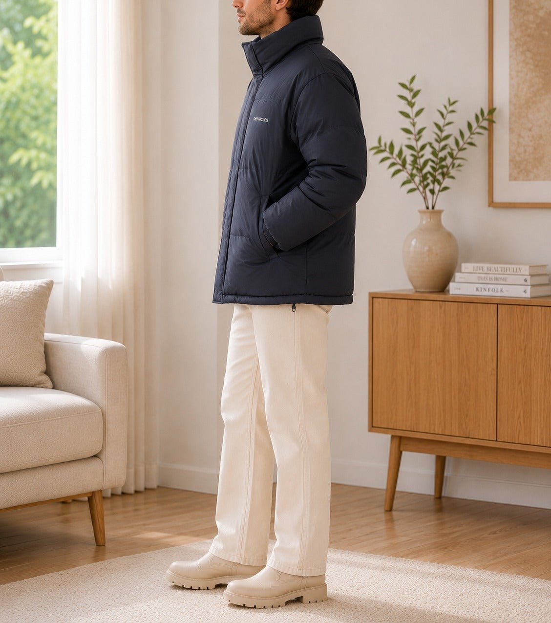 Fur Lined Black Ladies Jacket - StylePhase SA