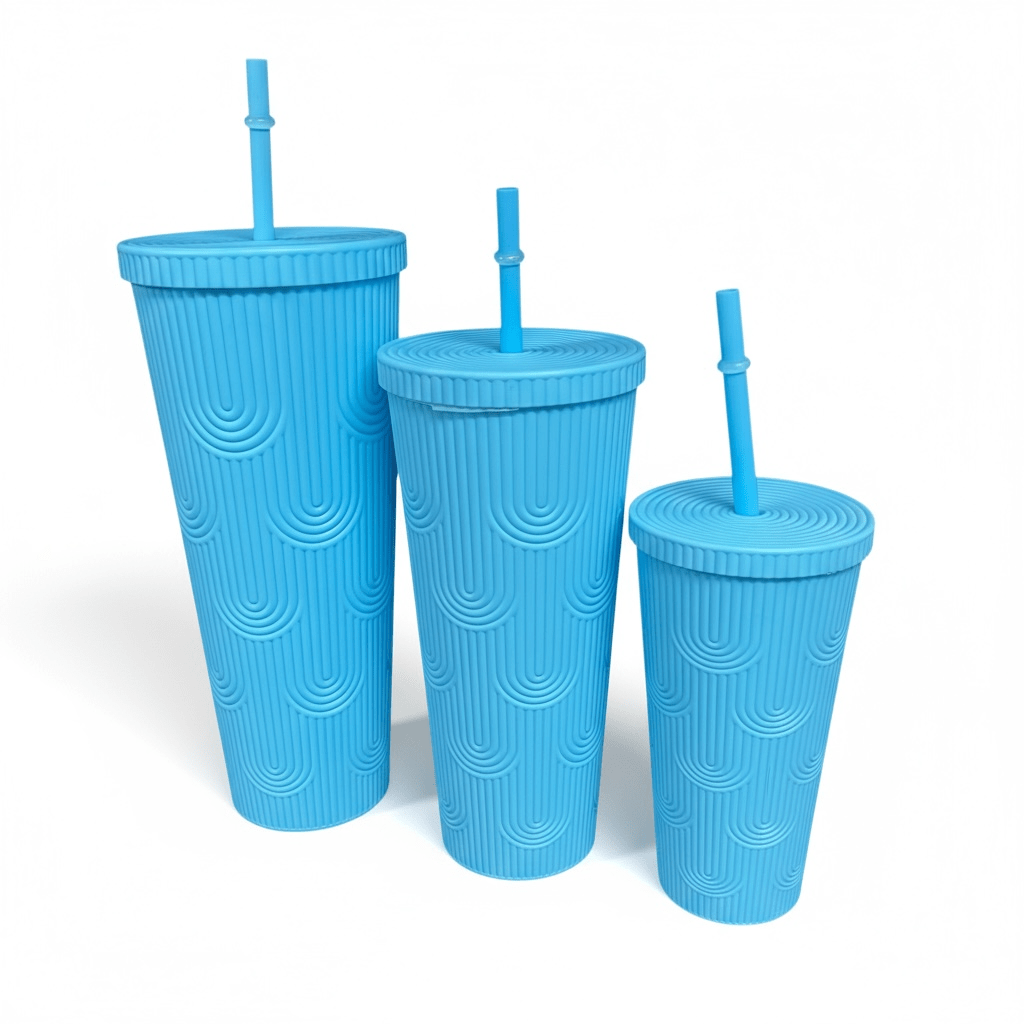 Geo Plastic Cup - Set of 3 - Home Phase