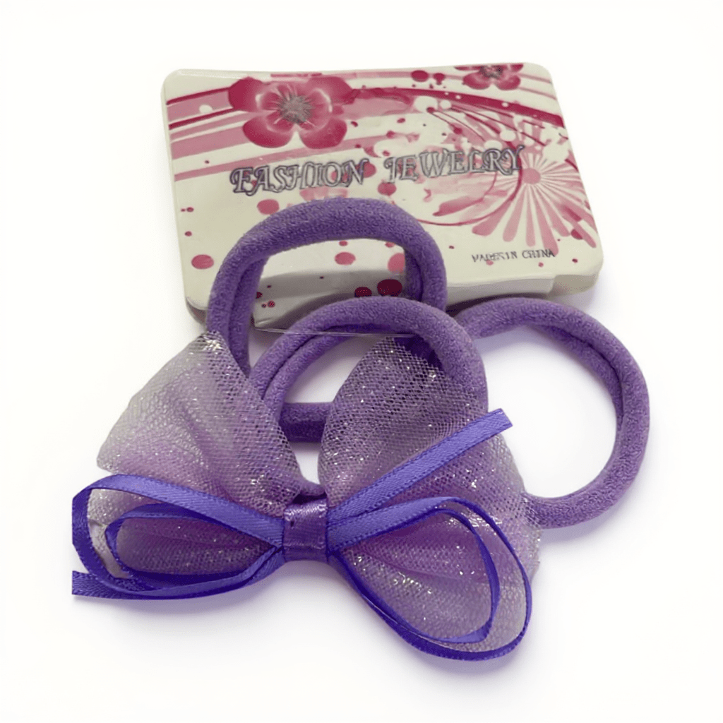Girls 3 Pcs Elastic Hair Ties - StylePhase SA