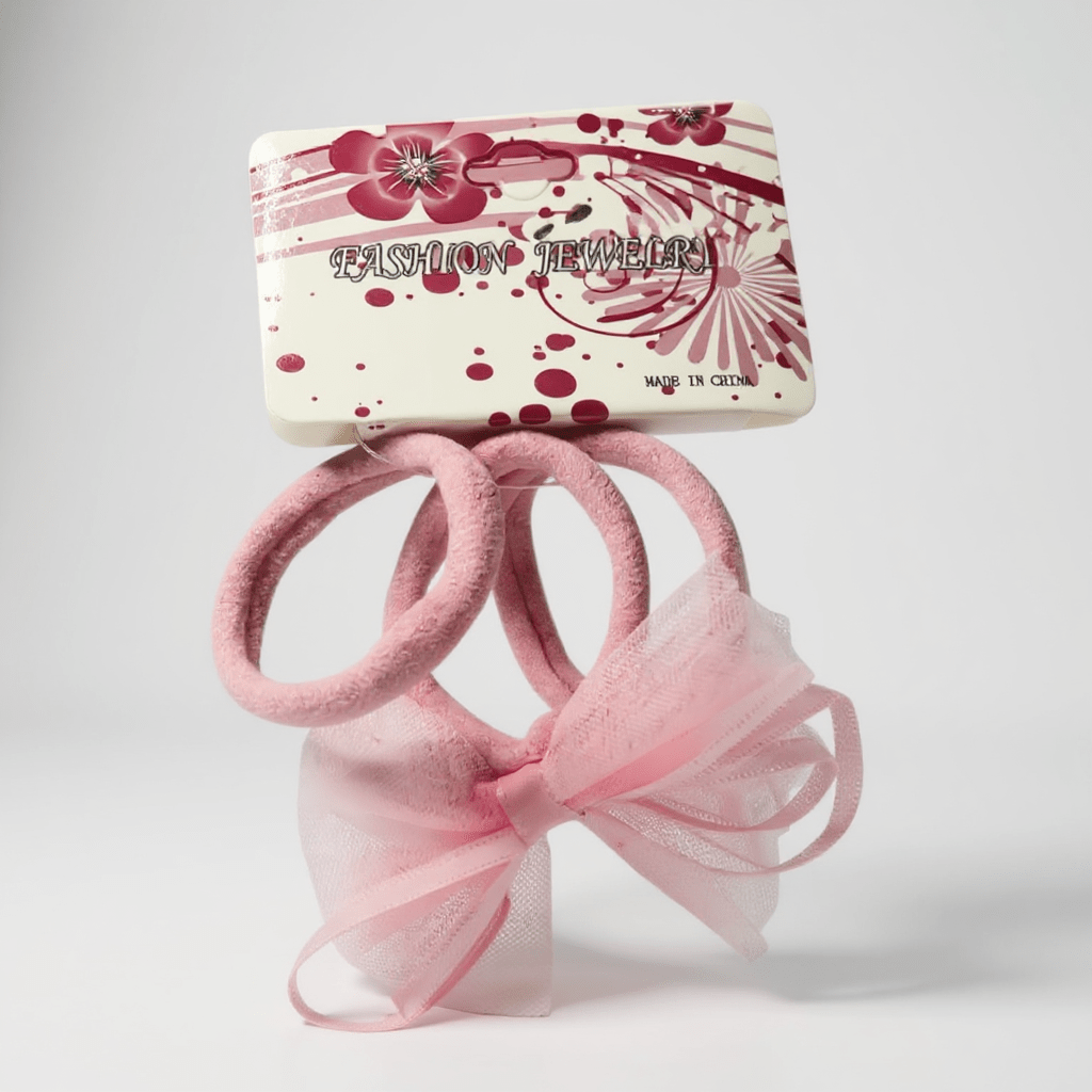 Girls 3 Pcs Elastic Hair Ties - StylePhase SA