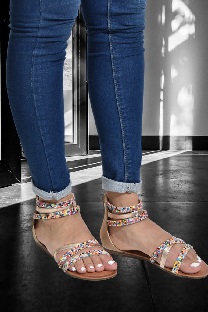 Girls Beaded Sandals - StylePhase SA