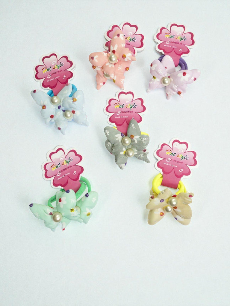 Girls Butterfly 2 Piece Hair Ties - StylePhase SA