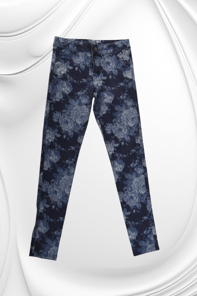 Girls Floral Print Jeans - StylePhase SA