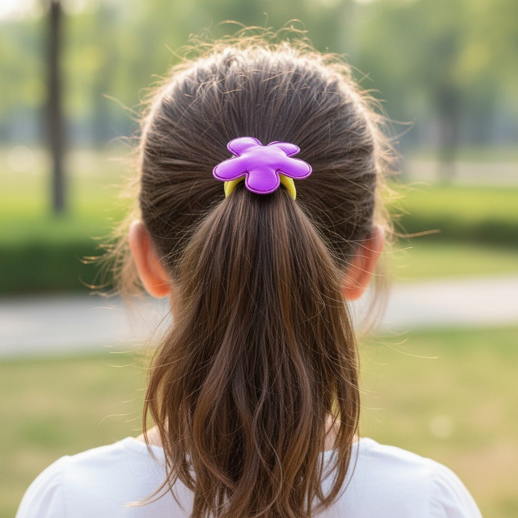 Girls Flower 2 Piece Hair Ties - StylePhase SA