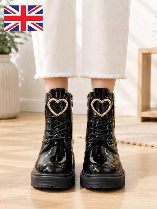 Girls Heart Detail Boots - StylePhase SA