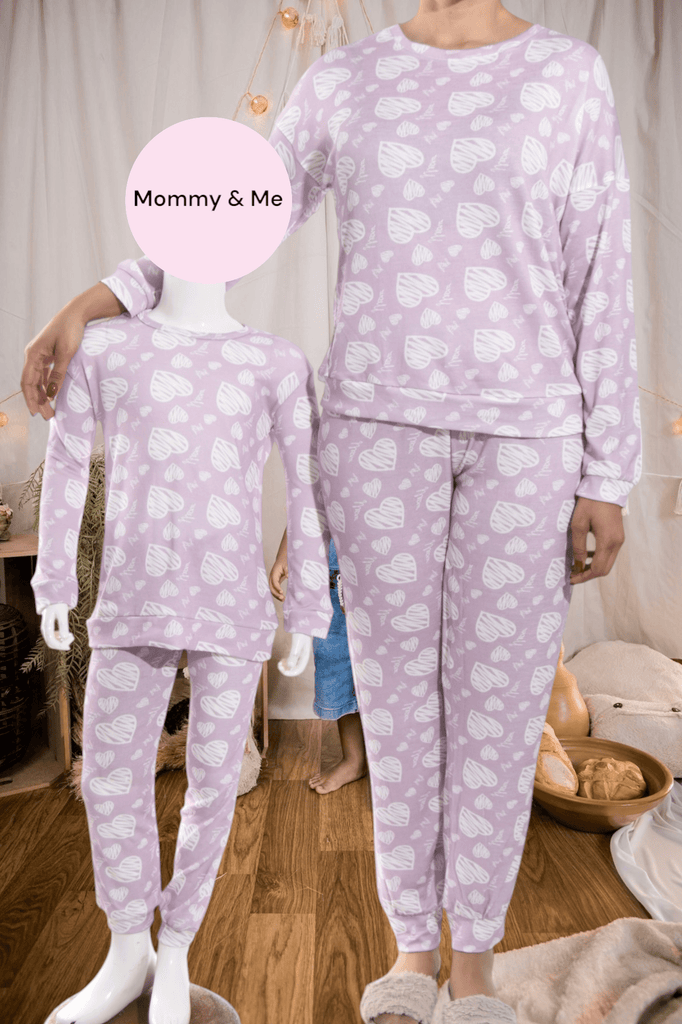 Girls Heart Print Pj Set - StylePhase SA