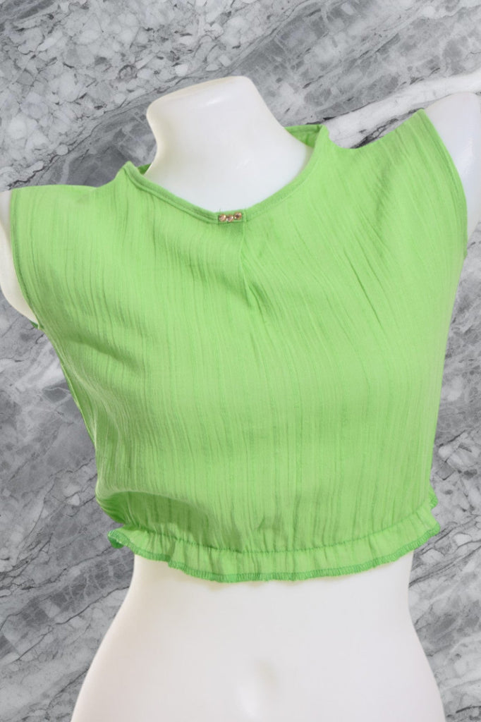 Girls Lime Crop Top - StylePhase SA