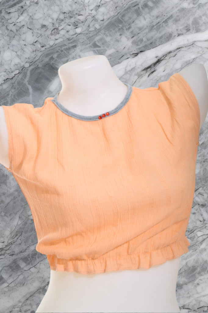 Girls Orange Crop Top - StylePhase SA