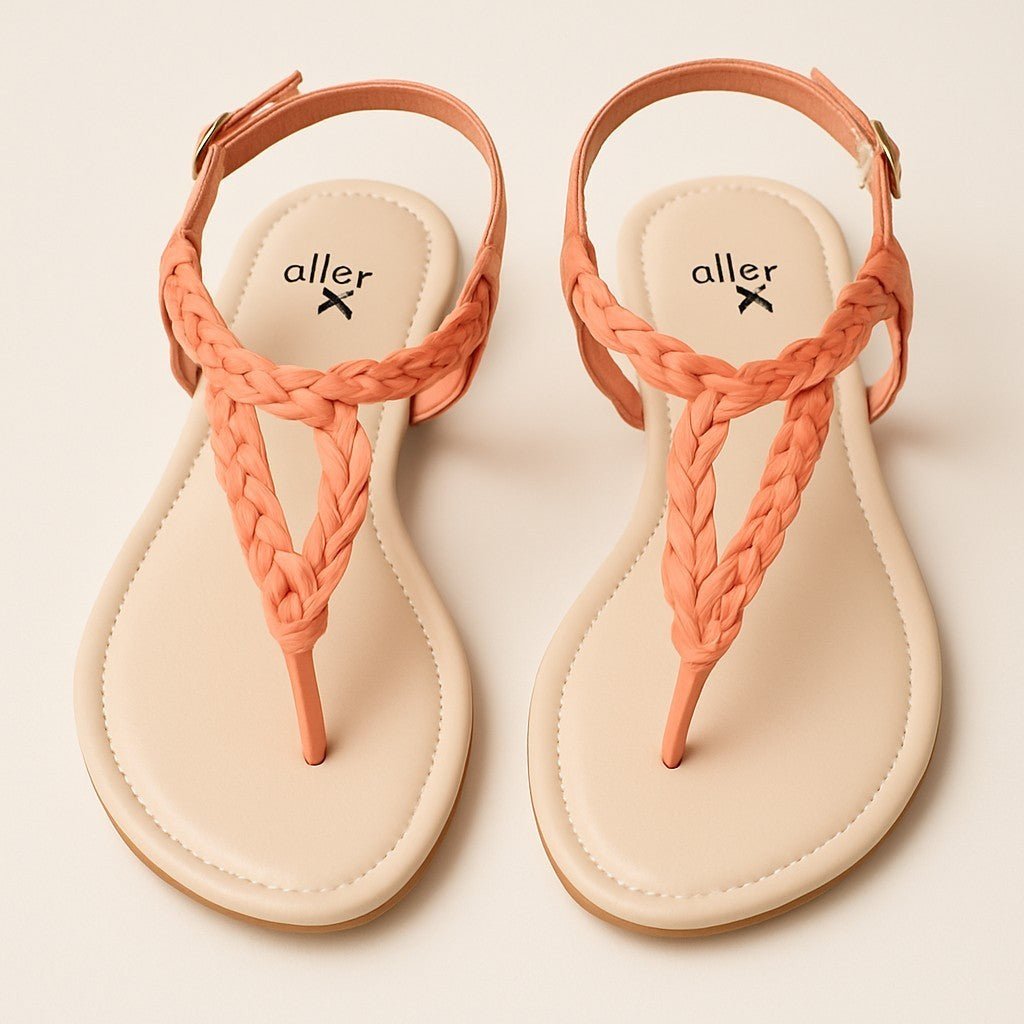 Girls Orange Thong Sandals - StylePhase SA