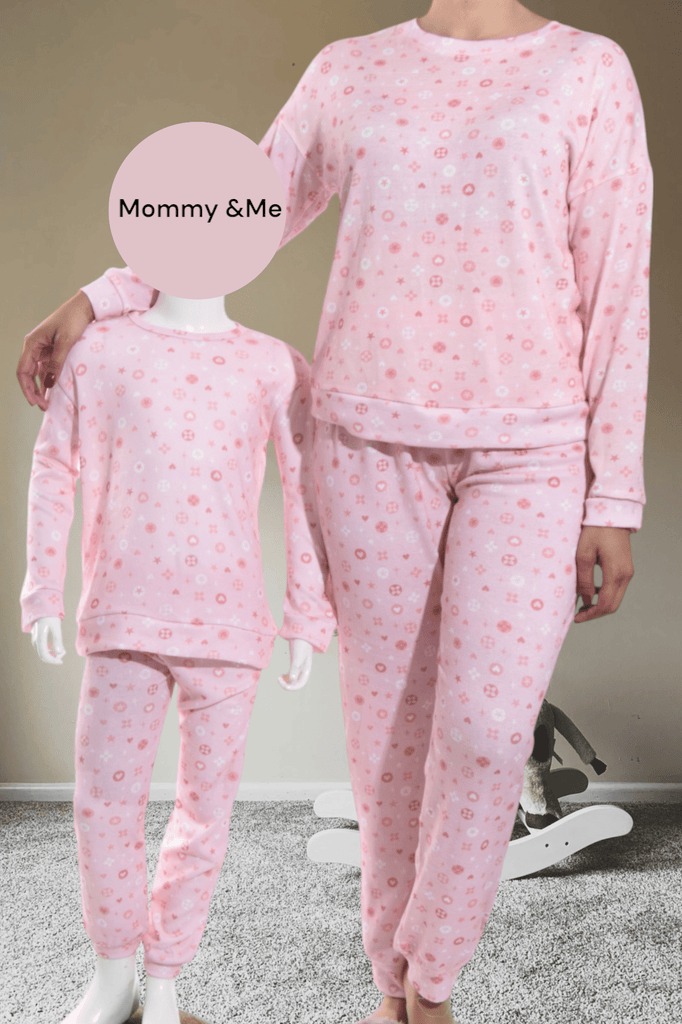 Girls Peach Printed Pj Set - StylePhase SA