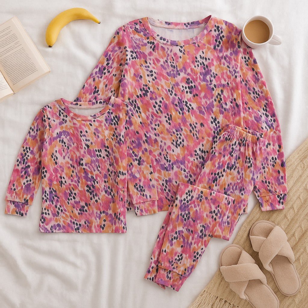 Girls Pink And Orange Pj Set - StylePhase SA