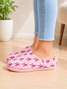 Girls Pink Poodle Slippers - StylePhase SA