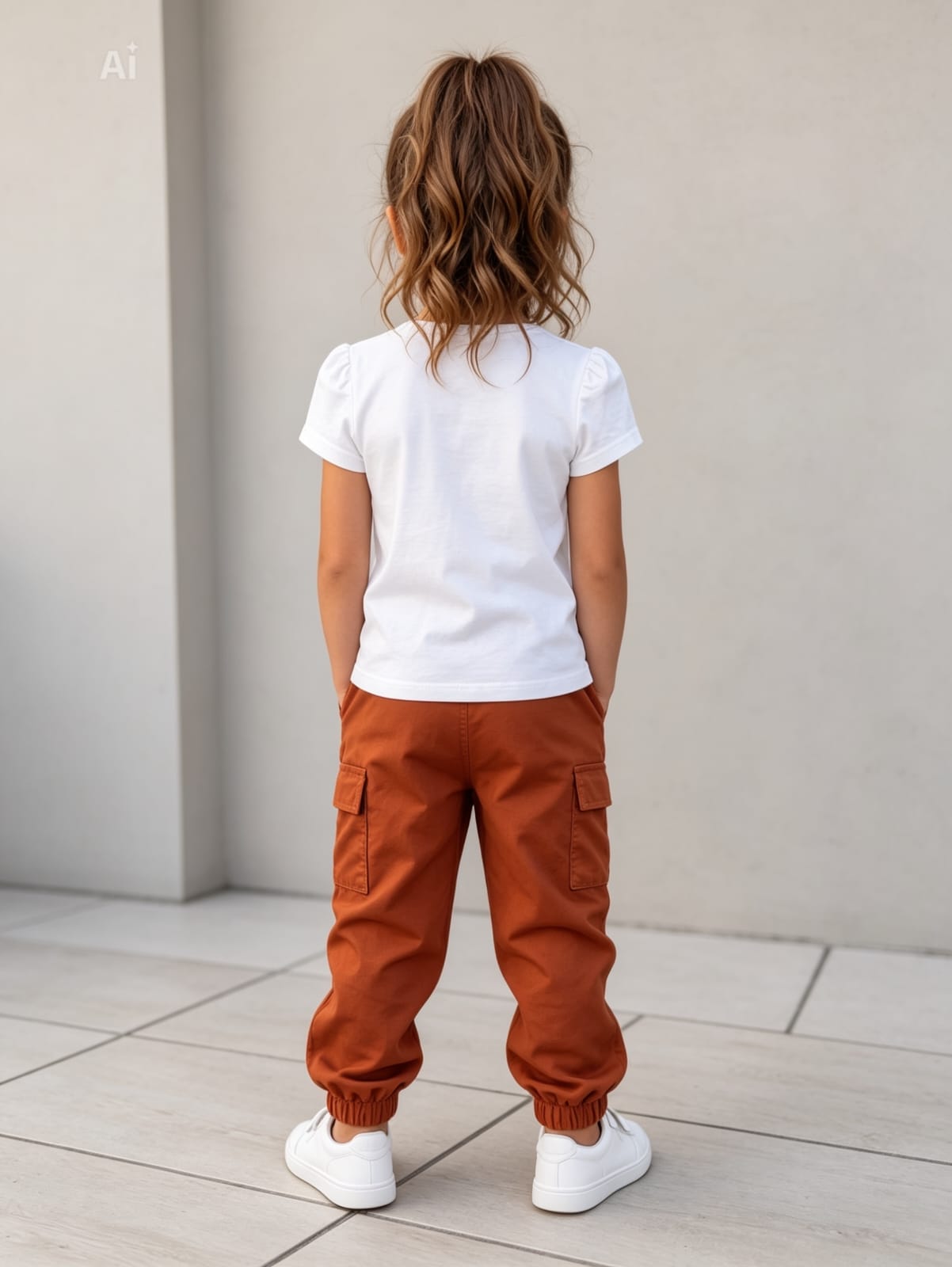 Girls Rust Cargo Joggers - StylePhase SA
