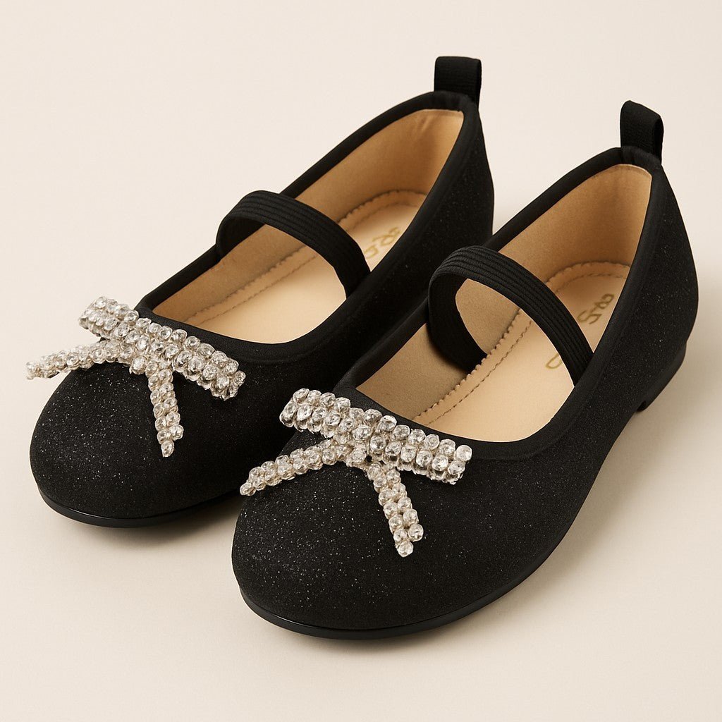 Girls Sofia Black Pumps - StylePhase SA