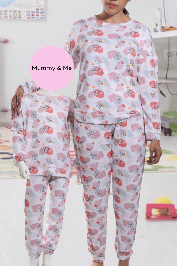 Girls White Floral Pj Set - StylePhase SA