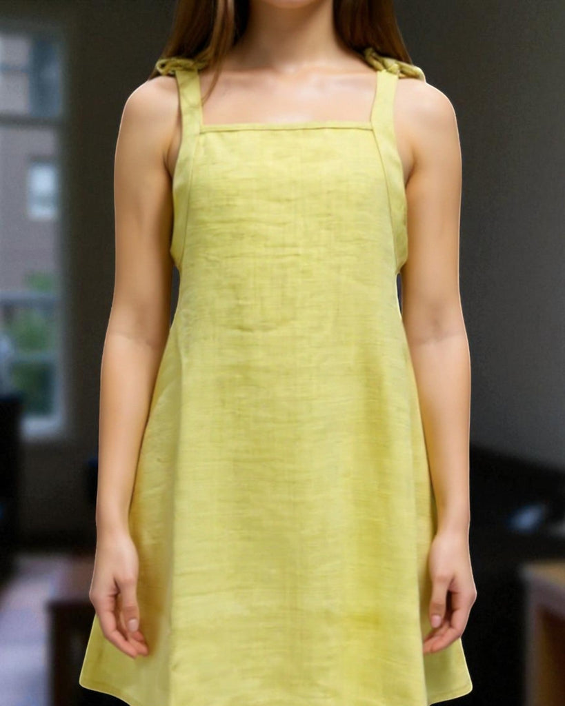 Girls Yellow Strappy Dress - StylePhase SA