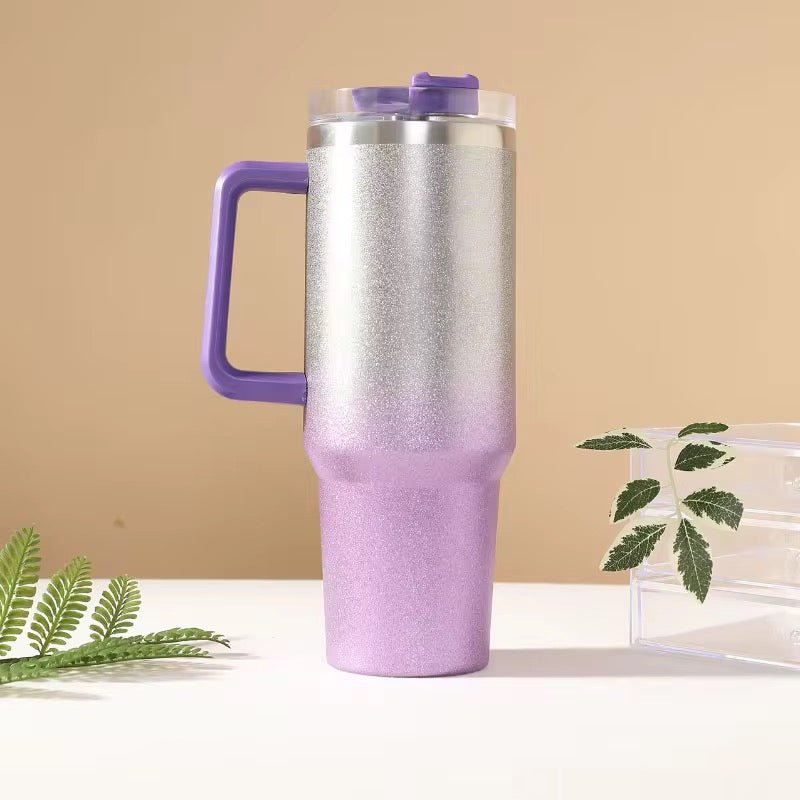 Glitter Stainless Steel Thermos Flask - 1200 ml - Home Phase