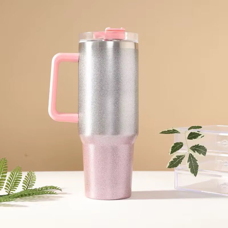 Glitter Stainless Steel Thermos Flask - 1200 ml - Home Phase