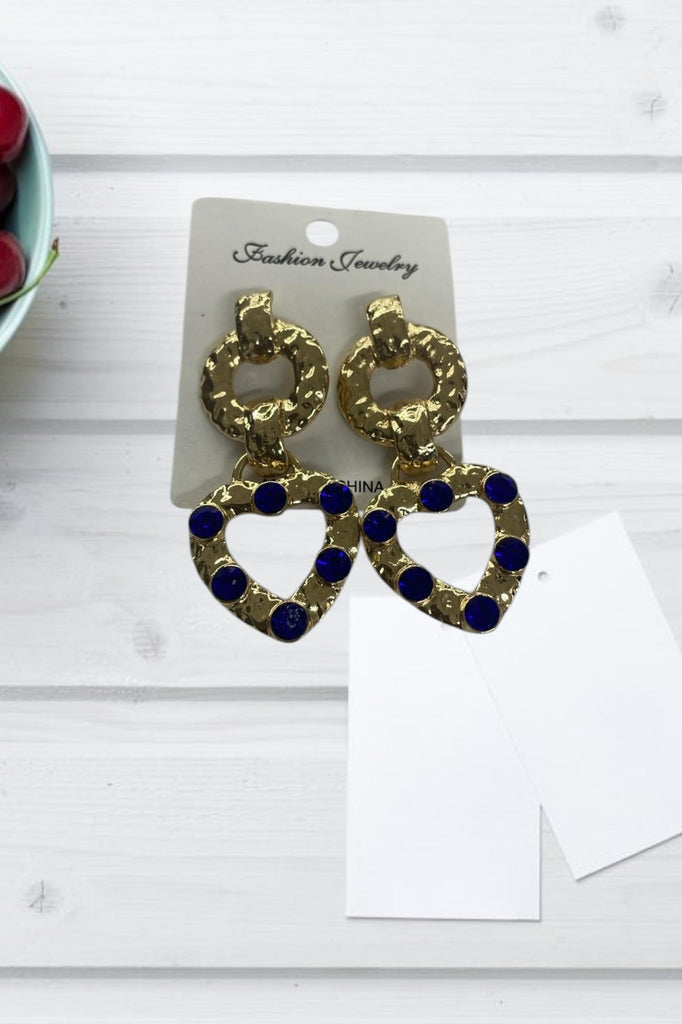 Gold Heart Earrings - StylePhase SA