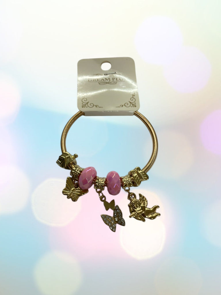 Gold Stretch Charm Bracelet - StylePhase SA