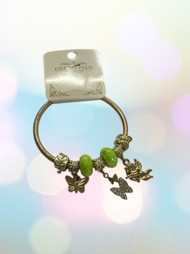 Gold Stretch Charm Bracelet - StylePhase SA
