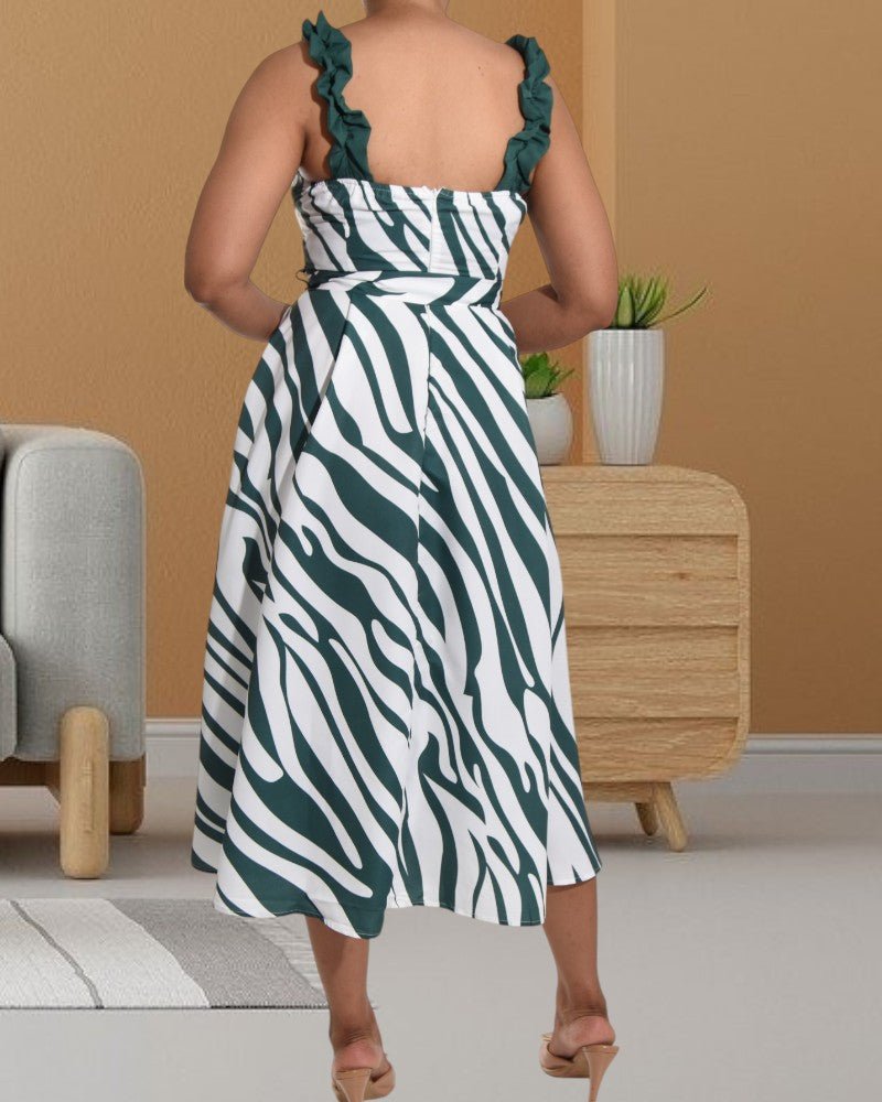 Green Couture Pocket Dress - StylePhase SA