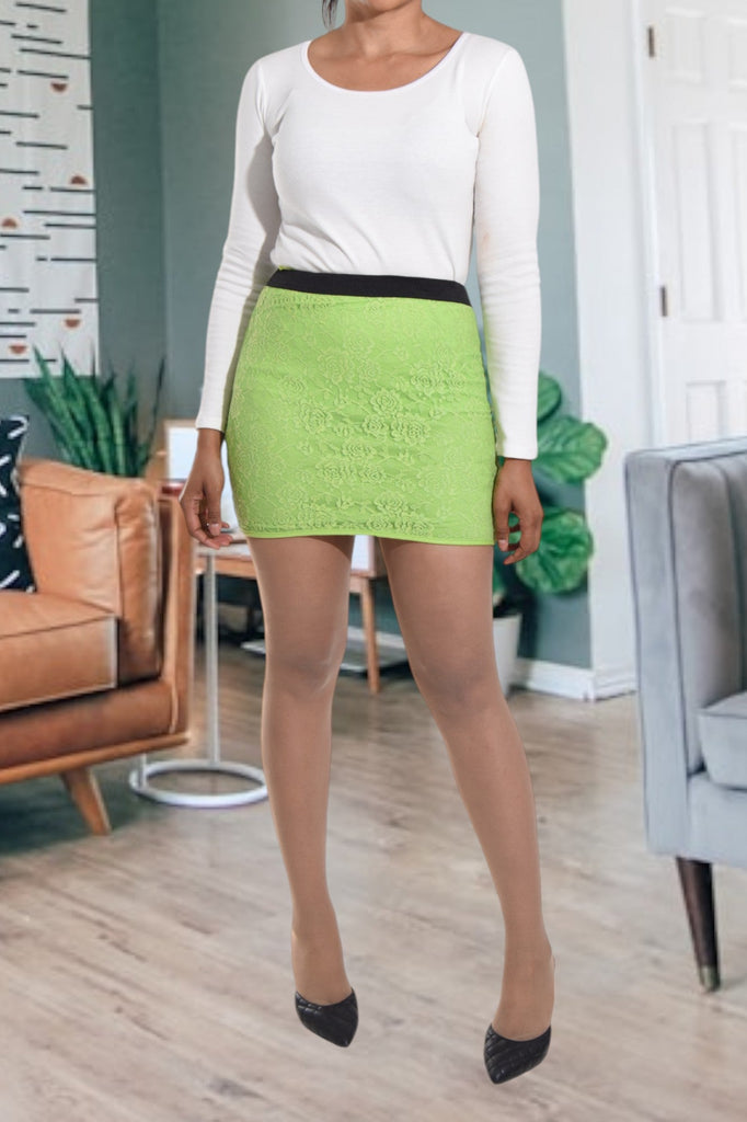 Green Mini Skirt - StylePhase SA