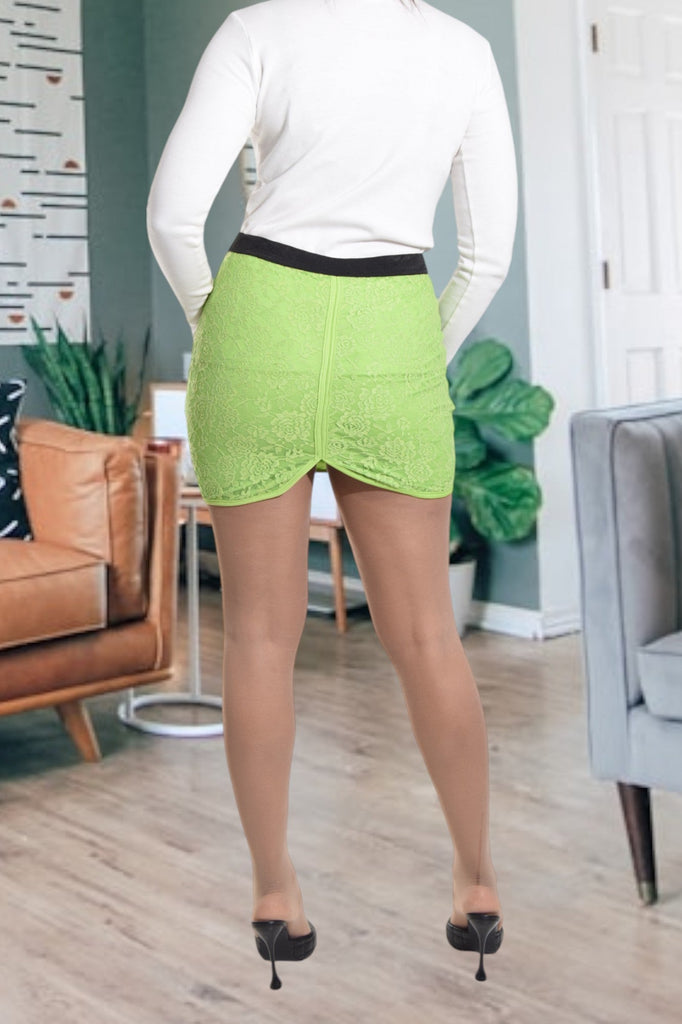 Green Mini Skirt - StylePhase SA