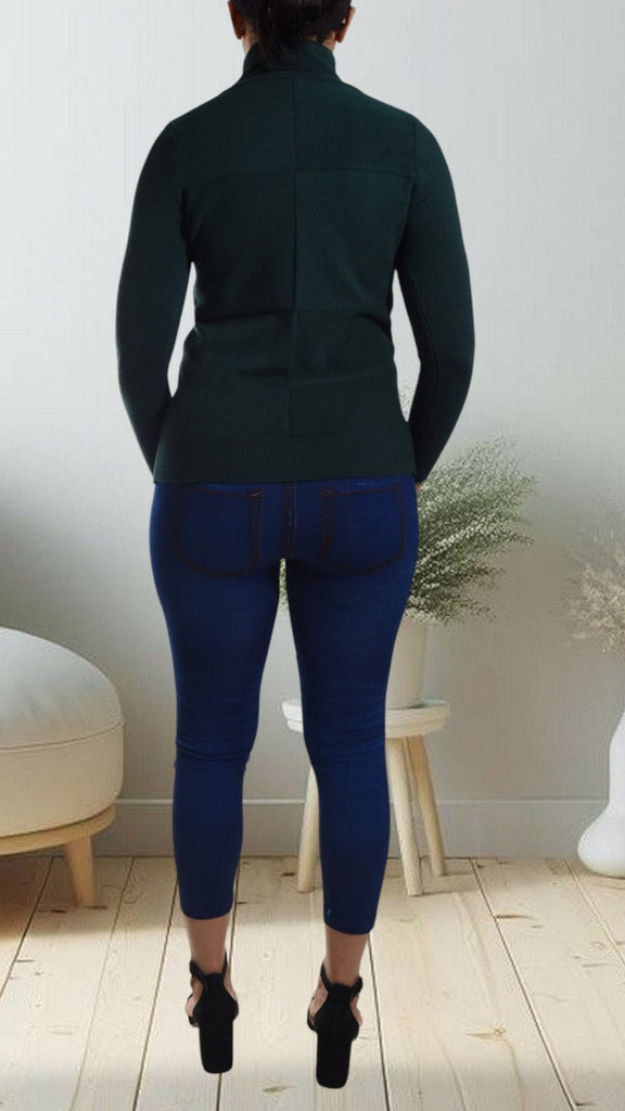 Green Polo Neck Top - StylePhase SA