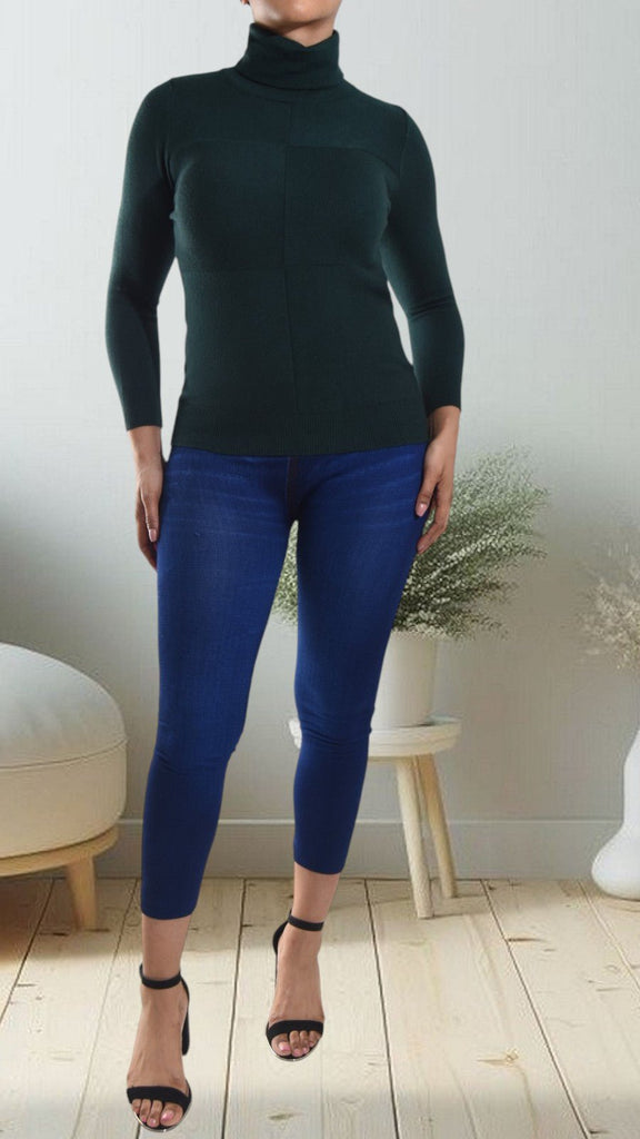 Green Polo Neck Top - StylePhase SA
