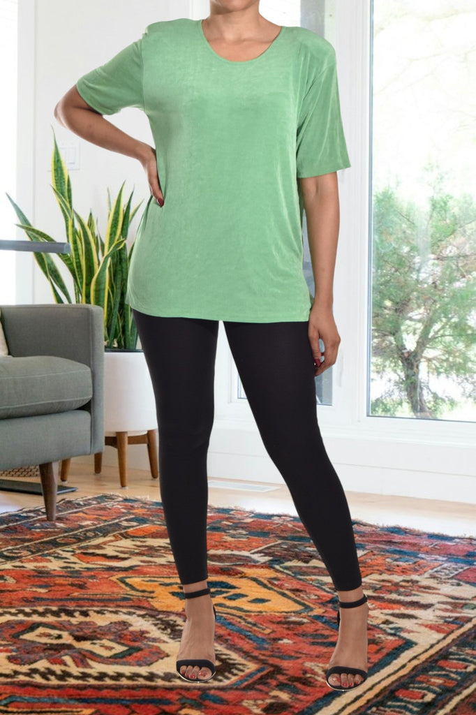 Green Short Sleeve Top - StylePhase SA