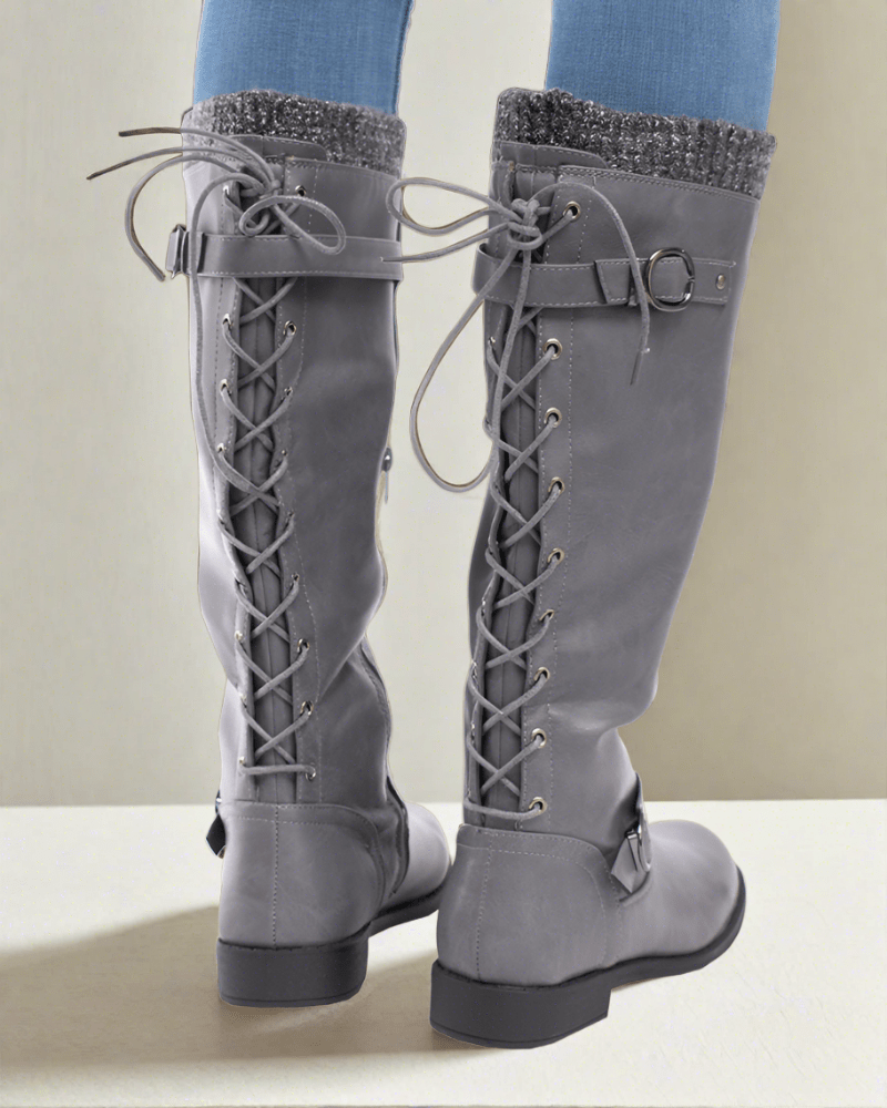 Grey Aurelia Boots - StylePhase SA