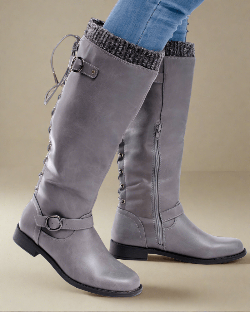 Grey Aurelia Boots - StylePhase SA