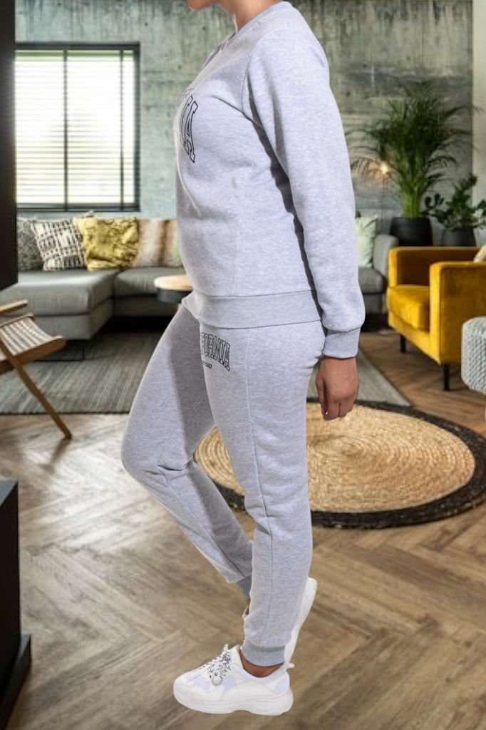 Grey California Fleece Tracksuit - StylePhase SA