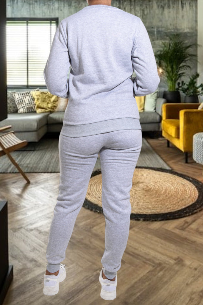 Grey California Fleece Tracksuit - StylePhase SA