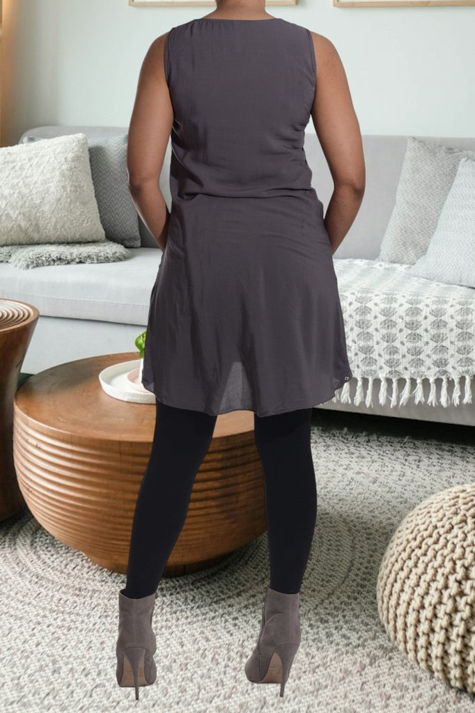 Grey Dress Top - StylePhase SA