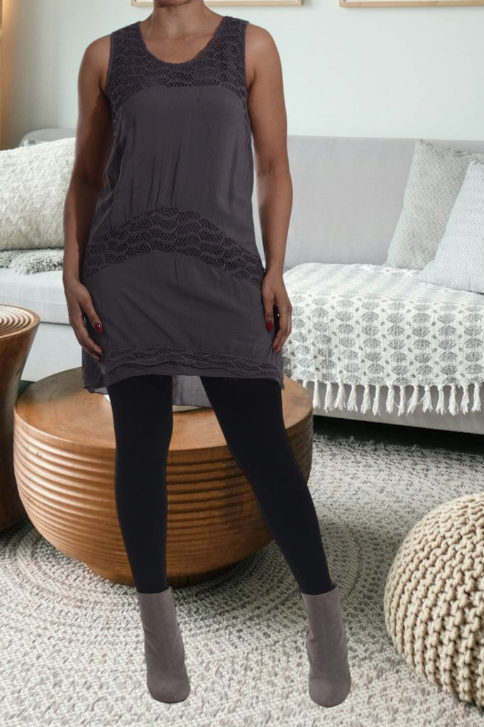 Grey Dress Top - StylePhase SA