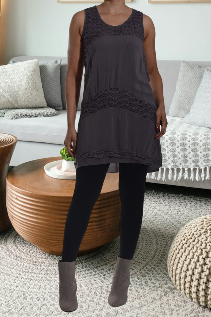 Grey Dress Top - StylePhase SA