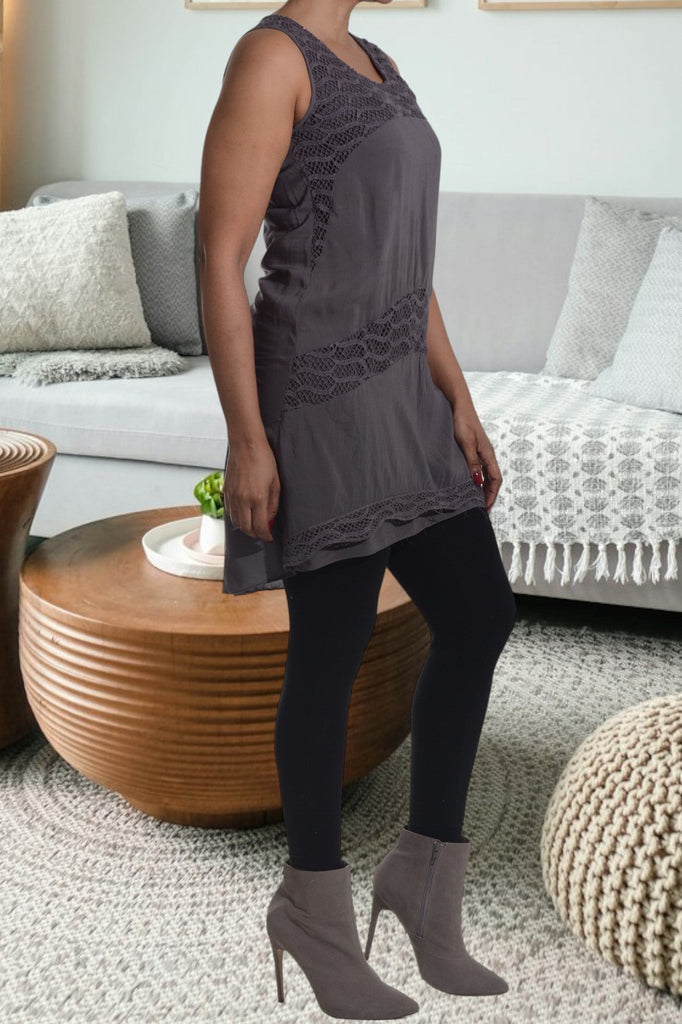 Grey Dress Top - StylePhase SA