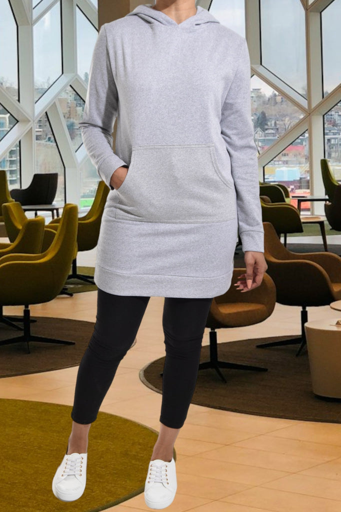 Grey Hoody Dress - StylePhase SA