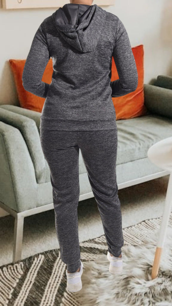 Grey Kangaroo Pocket Tracksuit Set - StylePhase SA