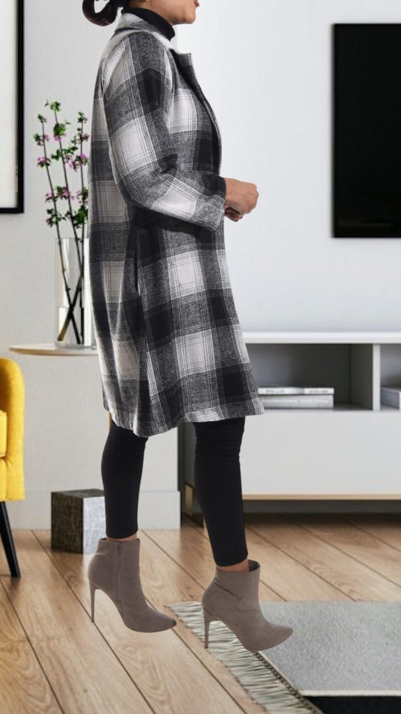 Grey Open Coat - StylePhase SA