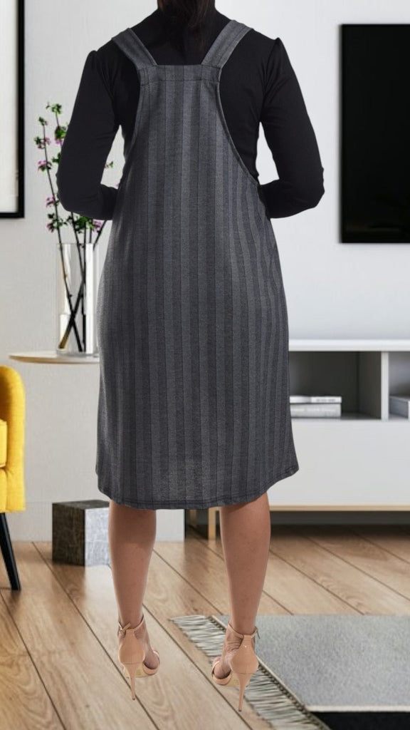 Grey Patterned Pinafore Excl Inner - StylePhase SA