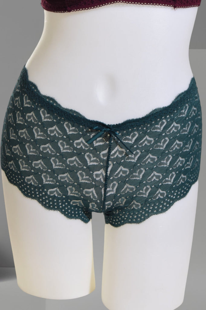 Heart Print Lace Panty - StylePhase SA