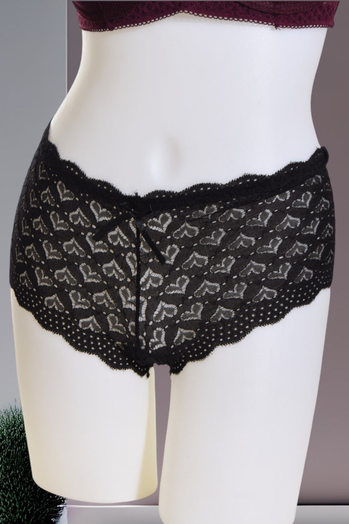 Heart Print Lace Panty - StylePhase SA