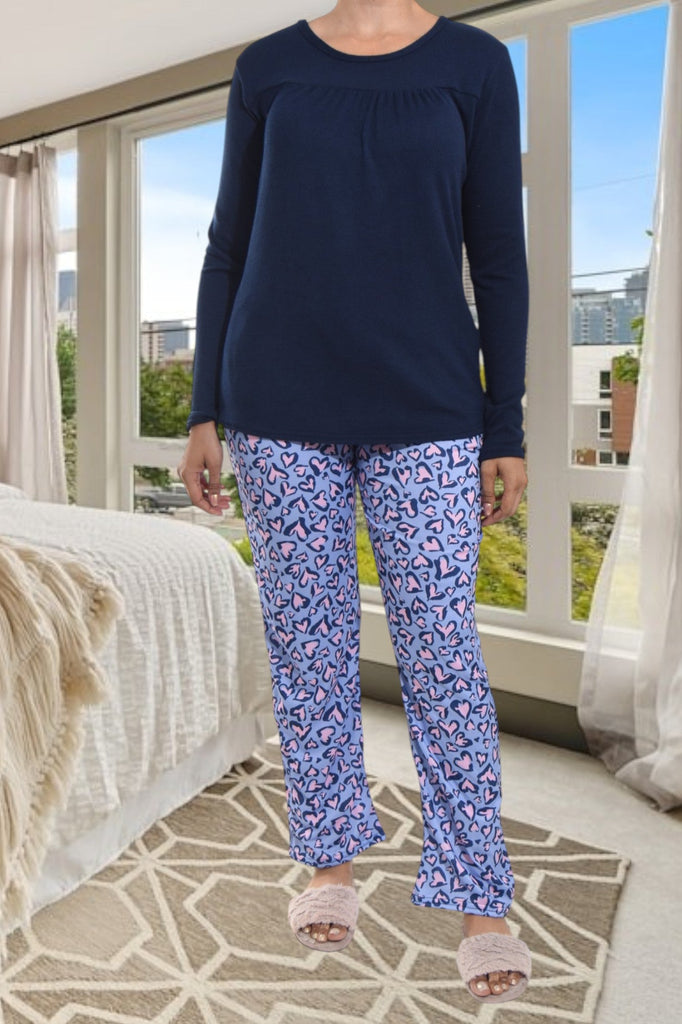 Heart Print Pj Set - StylePhase SA