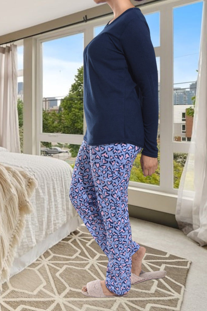 Heart Print Pj Set - StylePhase SA